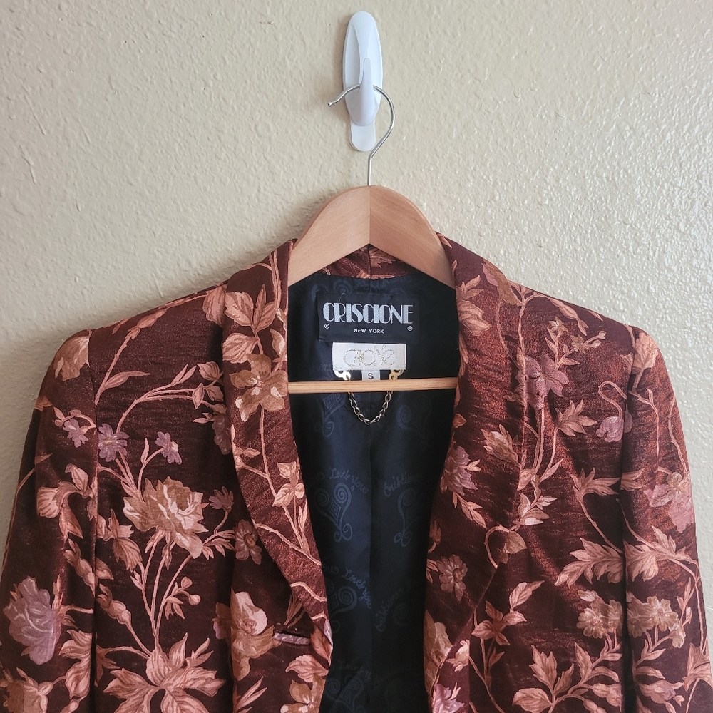 90s Metallic Blazer